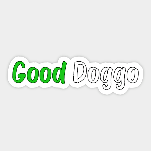 Good Doggo Sticker by DuskEyesDesigns